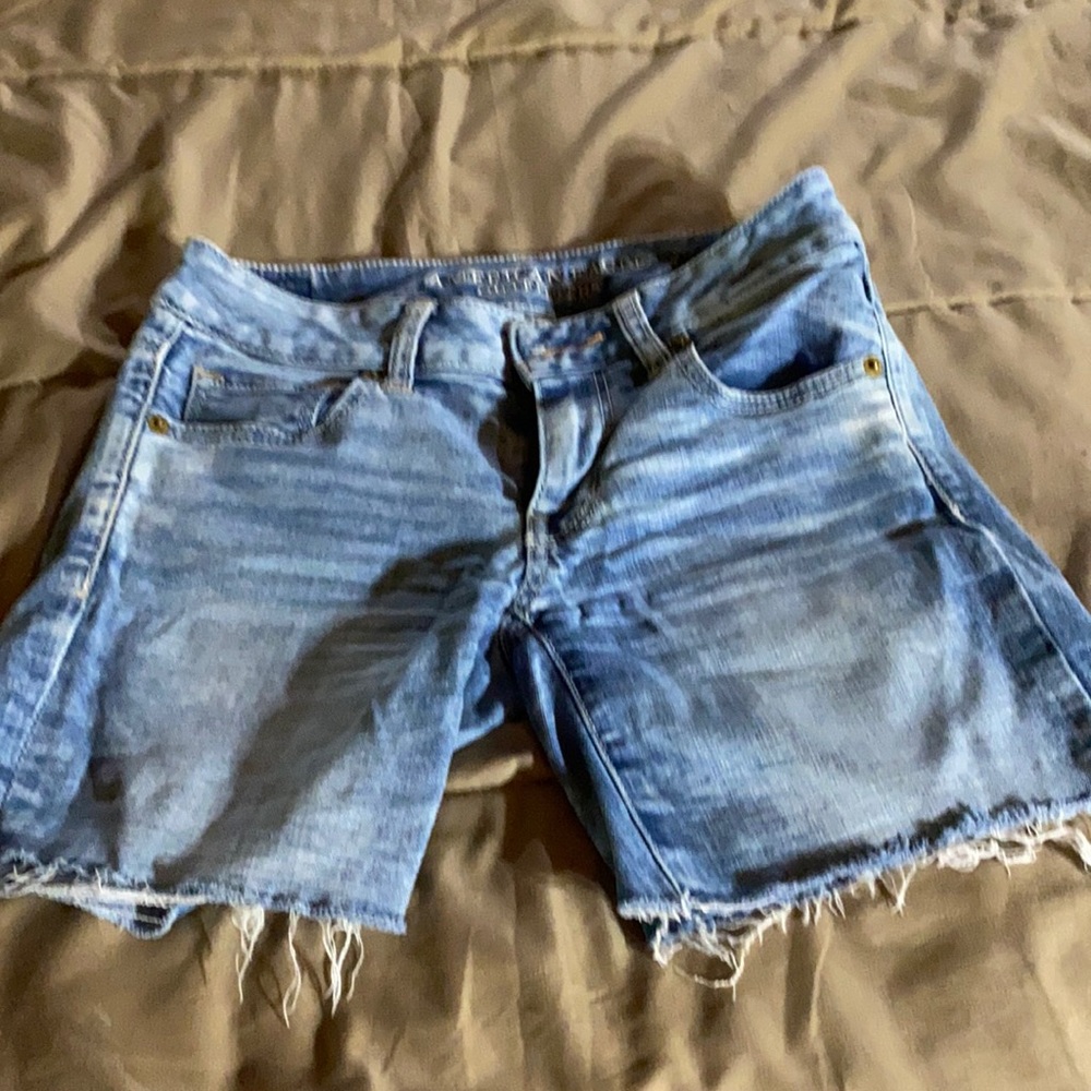 Denim shorts
